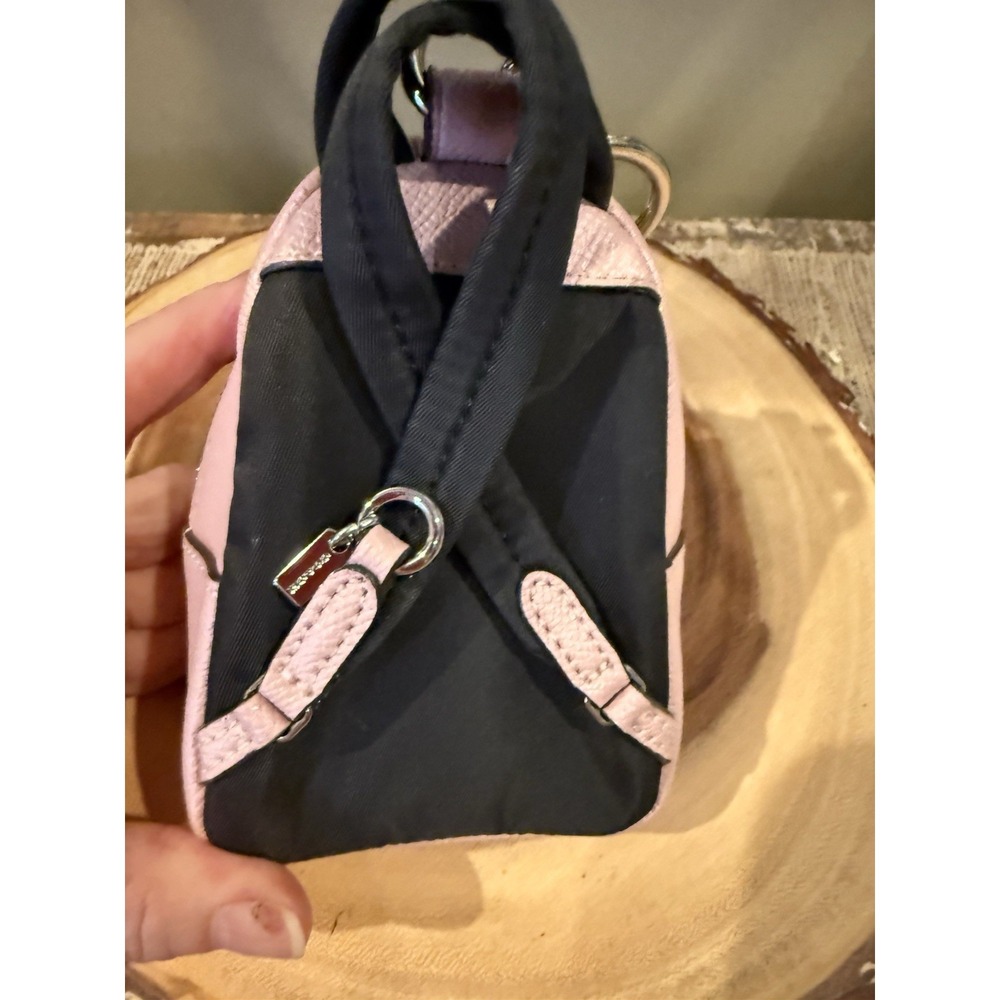 Coach Pink Backpack Keychain Coin Case Bag Charm Rare F73754 - Picture 8 of 12